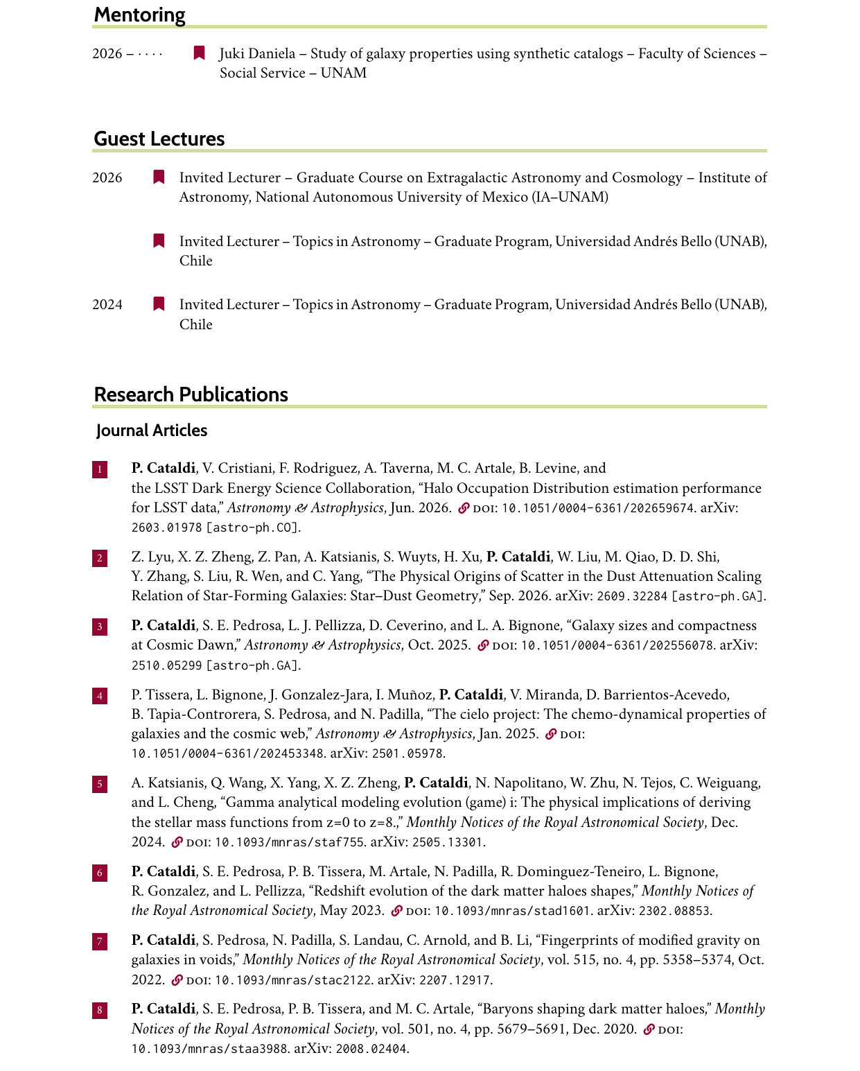 CV page 2